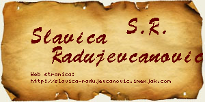 Slavica Radujevčanović vizit kartica